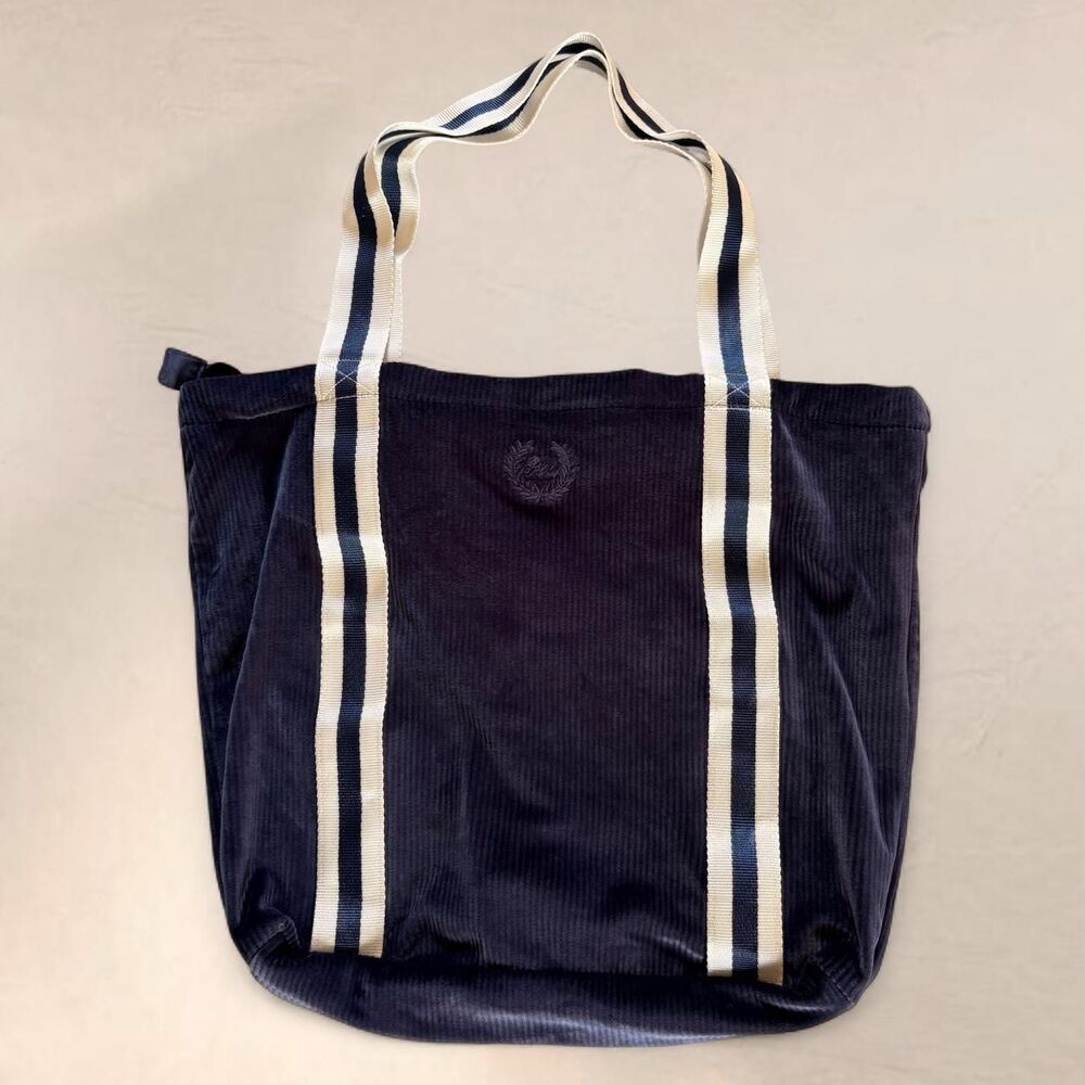 Victoria's Secret PINK Women's Navy Courdoroy Bag